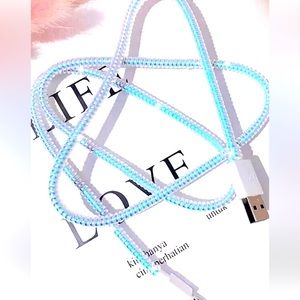 Pet Proof Laser Data Cable Protector Per Proof Holographic Blue 55 Inch